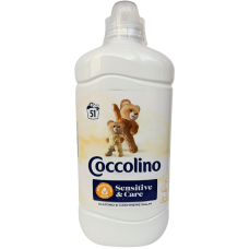 Кондиціонер для білизни парфумований мигдаль і кашемір sensitive almond cashmere Coccolino 51 прання 1275ml