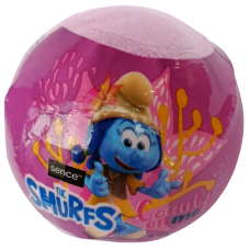 Дитяча бомбочка для ванни рожева The Smurfs Sence 100g
