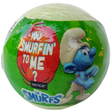 Дитяча бомбочка для ванни зелена The Smurfs Sence 100g