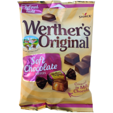 М'яка Карамель з шоколадом Werther’s Original Soft Chocolate Storck 120g
