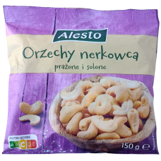 Кеш'ю смажене, солене Orzechy Nerkowca Alesto 150g