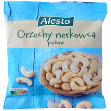 Кеш'ю смажене не солене Orzechy Nerkowca Alesto 150g