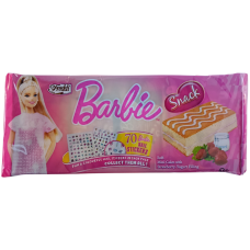 Бісквіт з полунично-йогуртовою начинкою Barbie Freddi 250g