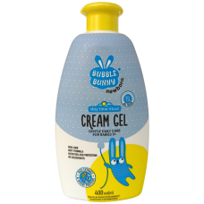 Крем-гель для купання дітей від народження з екстрактом рису Cream Gel Bubble Bunny 400ml