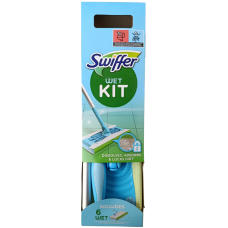 Швабра + 6 волоих серветок Wet Kit Swiffer