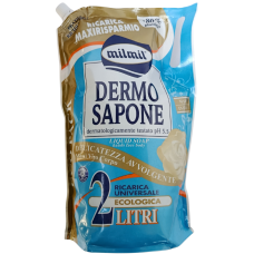 Рідке мило делікатний дотик sapone liquido Delicato avvolgente  Mil Mil 2l