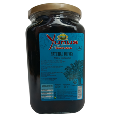 Чорні оливки з кісточкою в розсолі Black Natural Olives 500g