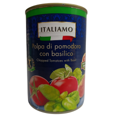 Соус помідоровий з базиліком Polpa di pomodoro con basilico Italiamo 400g