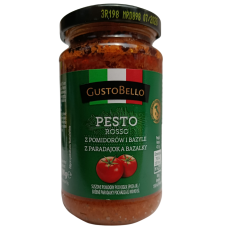 Песто червоне з томатами та базиліком Pesto Rosso Gusto Bello 190g