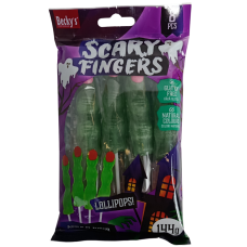 Льодяники страшні пальчики з ябличним смаком Becky's 144g