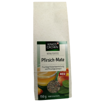 Трав'яний чай зі смаком персику і мате Rossmann King`s Crown 150g