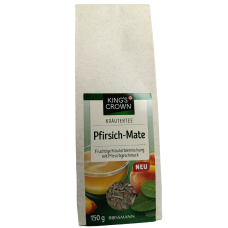 Трав'яний чай зі смаком персику і мате Rossmann King`s Crown 150g