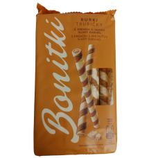 Трубочки вафельні з смаком соленої карамелі Rurki Bonitki 280g