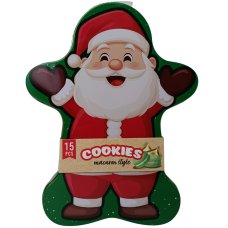 Печиво в жестяній коробці Миколай Cookies macaron style Becky`s 92g