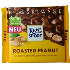 Шоколад Ritter Sport roasted peanut зі смаженим арахісом 100g