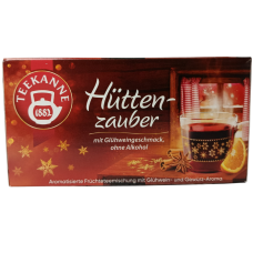 Чай в пакетиках фруктовий з ароматом глінтвейну та спецій Hutten-zauberTeekanne 50g