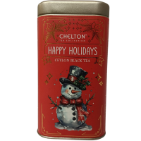 Чай листковий цейлонський в жб упакуванні Cheerful snowman Tea Collection Chelton 100g