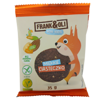 Печиво без цукру та глютену з какао та фундуком For Kids Frank&Oli 35g