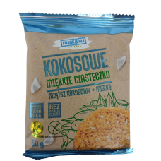 Печиво з кокосовими пластівцями та мигдалем Protein Frank&oli 50g