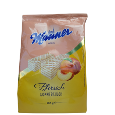 Вафлі з персиковим кремом peach Manner 185g