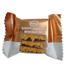 Дубайський міні батончик з фундучною пастою і тістом катаіфі Bolci 16g