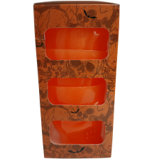 Стакан пластиковий череп Halloween Glass 3шт