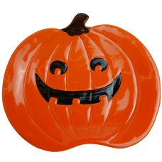 Тарілка керамічна гарбуз Pumpkin 21*19см