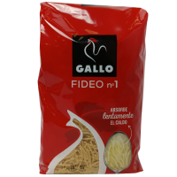 Макарони вермішель з твердих сортів пшениці Fideo №1 Gallo 450g