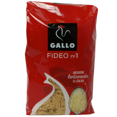 Макарони вермішель з твердих сортів пшениці Fideo №1 Gallo 450g