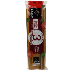 Спагетті з твердих сортів пшениці з томатами та шпинатом Spaghetti Pasta Fina Gallo 400g