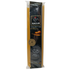 Спагетті з твердих сортів пшениці на яєчних жовтках Spaghettini al huevo Gallo 450g