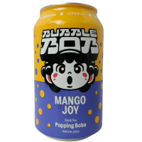 Чорний чай з соком манго та стріляючими бульбашками Bubble Bob 330ml