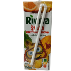 Сік мультивітамін Multiwitamina Riviva 200ml