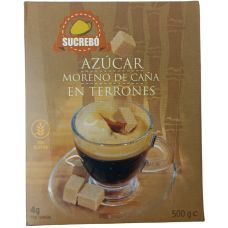 Цукор тростинний кубиками Sucrebo Azucar Moreno De Cana 500g