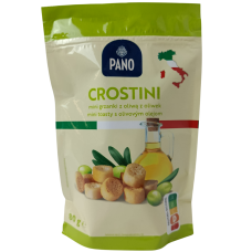 Міні грінки з оливковою олією Crostini Mini Grinki z oliwa Pano 80g