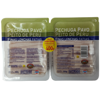 Варена грудка з індички слайсами Pechuga Pavo Hacendado 400g