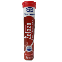 Шипучі таблетки Залізо Zelazo Vital Power Kruger 20шт 90g