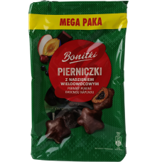 Пряники зірочки з фруктовим джемом в шоколаді Bonitki 800g