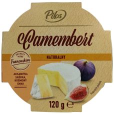 Сир камамбер натуральний 120г Pilos