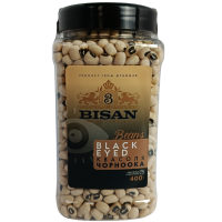 Квасоля чорноока Black Eyed Bisan 400g