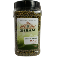 Маш зелений Beans Green Mung Bisan 400g