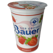 Йогурт зі смаком полуниці Der Grobe Bauer 250g