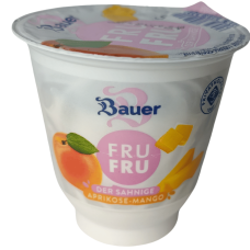 Крем йогурт зі смаком манго-абрикос Der Sahnige Bauer 150g