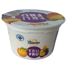Йогурт зі смаком персик-маракуйя Joghurt Bauer 100g