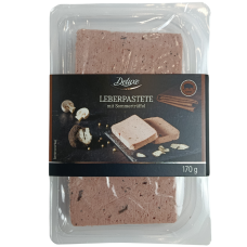 Паштет печінковий з трюфелем Deluxe Leberpastete mit Sommertruffel 170g