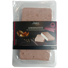 Паштет печінковий з карамелізованою цибулею Deluxe Leberpastete 170g