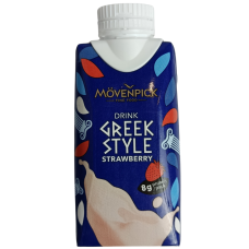Питний йогурт зі смаком полуниці Greek Style Movenpick 200g