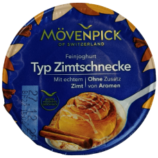 Йогурт зі смаком сінабону Feinjoghurt Movenpick 150g