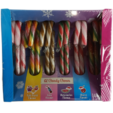 Карамельки посохи 4 смаки 12 Candy Canes 144g
