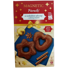 Пряники в молочному шоколаді Pierniki Magnetic 500g